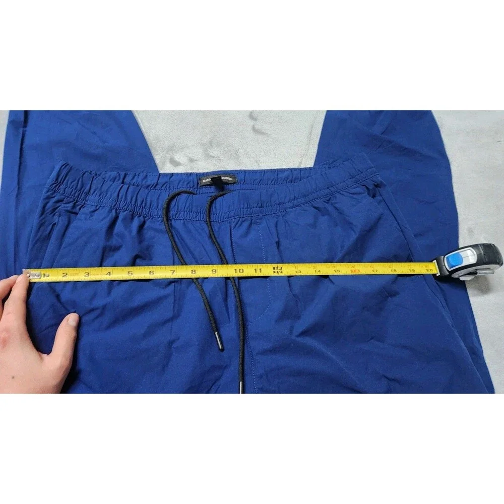 Banana Republic Men's L‎ Blue Drawstring Jogger Trousers Athletic Hiking Sports